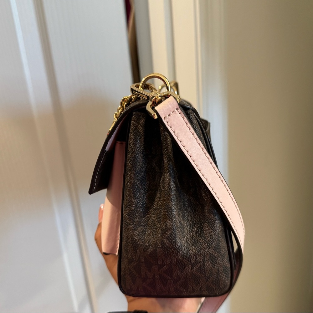 Michael Kors Pink and Gold Handbag - Picture 6 of 7